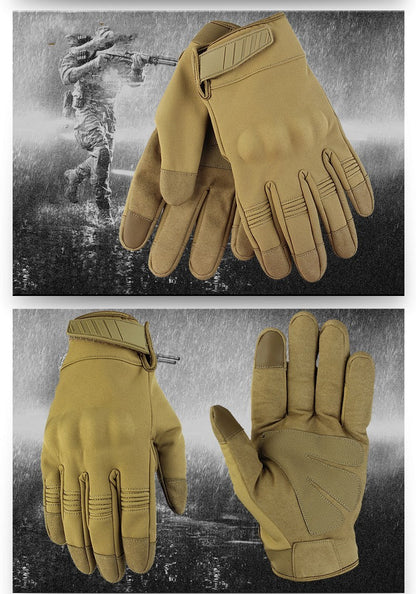 Outdoor tactical touch screen gloves