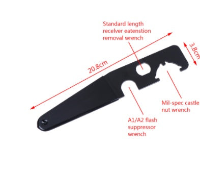 Multifunctional tactical wrench