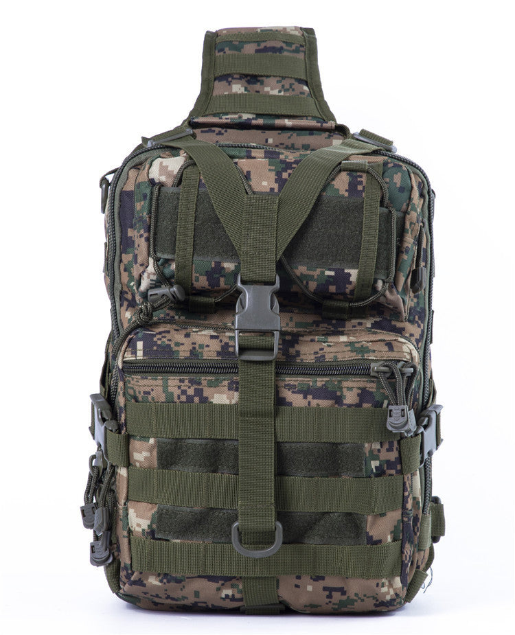 Chenhao tactical satchel single shoulder waterproof camouflage single shoulder chest hanging bag attack patrol backpack military fans messenger bag