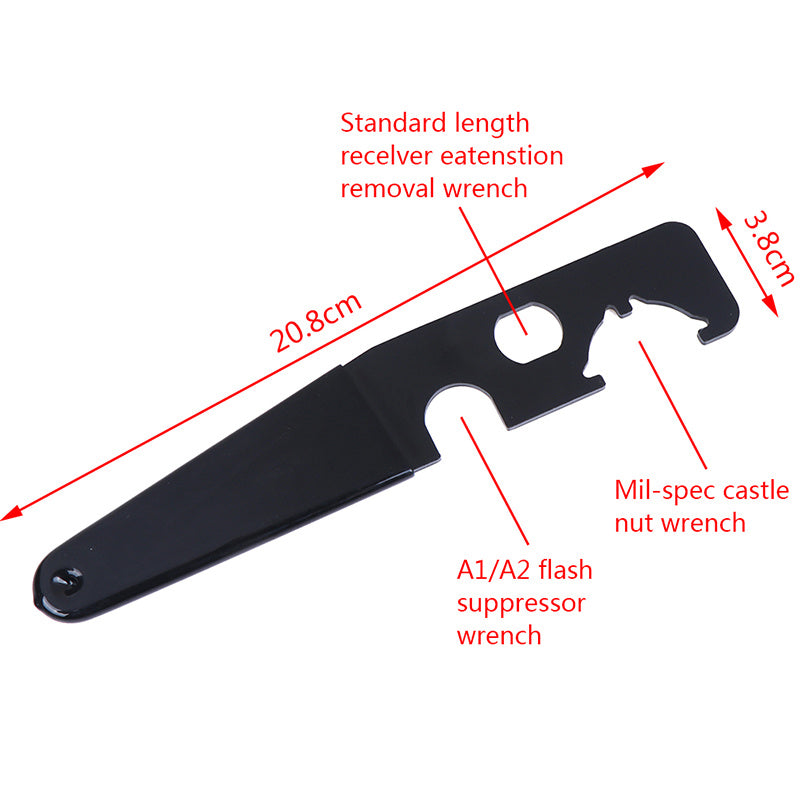 Multifunctional tactical wrench