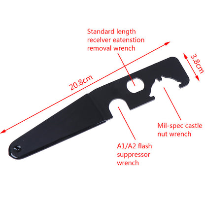 Multifunctional tactical wrench