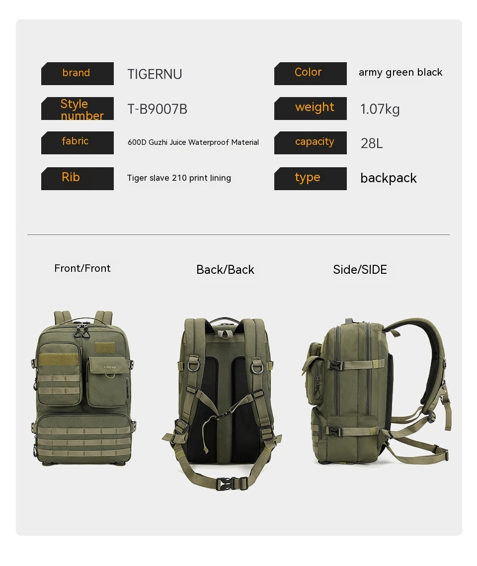 Tactical Backpack Men's Waterproof Outdoor