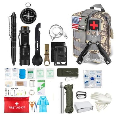 Outdoor Camping Multi-function Tool Outdoor Survival Equipment Suit